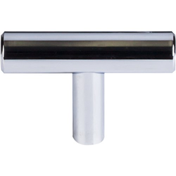 2 Inch Length Hopewell T-Handle Cabinet Knob Bar Pulls, Polished Chrome