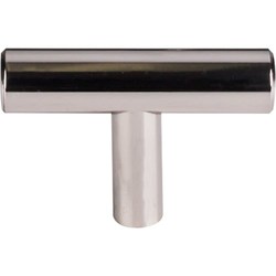 2 Inch Length Hopewell T-Handle Cabinet Knob Bar Pulls, Polished Nickel