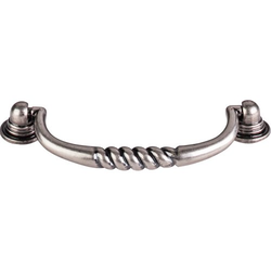 3-3/4 Inch Center to Center Britannia Eton Cabinet Pull, Antique Pewter