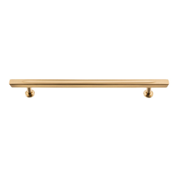 Conga Pull 7-9/16 inch Center to Center Warm Brass