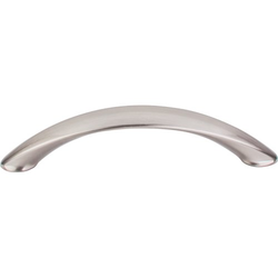 4 Inch Center to Center Dakota Arc Cabinet Pull, Brushed Satin Nickel