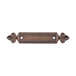 4-7/8 Inch Length Tuscany Backplate Dover, German Bronze