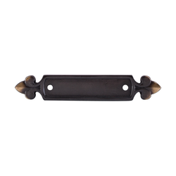4-7/8 Inch Length Tuscany Backplate Dover, Dark Antique Brass