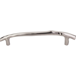 8 Inch Center to Center Aspen II Twig Cabinet Pull, Brushed Satin Nickel