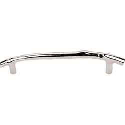 8 Inch Center to Center Aspen II Twig Cabinet Pull, Polished Nickel
