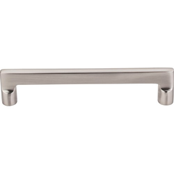 6 Inch Center to Center Aspen II Flat Sided Cabinet Pull, Brushed Satin Nickel