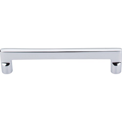 6 Inch Center to Center Aspen II Flat Sided Cabinet Pull, Polished Chrome