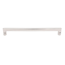 18 Inch Center to Center Aspen II Flat Sided Cabinet Pull, Polished Nickel