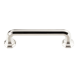 Elizabeth Pull 3-3/4 inch Center to Center Polished Nickel