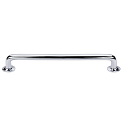 18 Inch Center to Center Aspen II Rounded Cabinet Pull, Polished Chrome