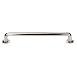 18 Inch Center to Center Aspen II Rounded Cabinet Pull, Polished Nickel