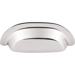 3 Inch Center to Center Aspen II Cup Pull, Polished Nickel