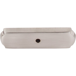 2-1/2 Inch Length Aspen II Backplate Rectangle, Brushed Satin Nickel