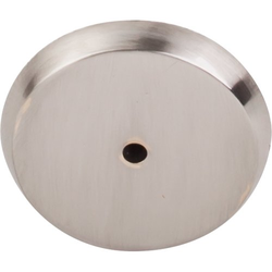 1-3/4 Inch Length Aspen II Backplate Round, Brushed Satin Nickel