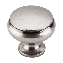 1-1/4 Inch Length Tuscany Cumberland Cabinet Knob, Pewter Antique