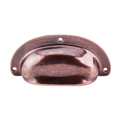 3-holes Center to Center Tuscany Mayfair Cup Pull, Old English Copper