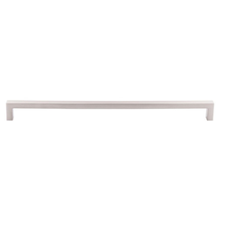 17-5/8 Inch Center to Center Asbury Bar Pull Square Bar Cabinet Pull, Brushed Satin Nickel