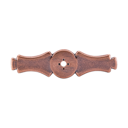 3-5/8 Inch Length Tuscany Backplate Celtic, Old English Copper