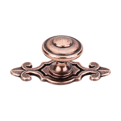 1-1/4 Inch Length Britannia Canterbury Cabinet Knob, Old English Copper