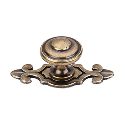 1-1/4 Inch Length Britannia Canterbury Cabinet Knob, German Bronze