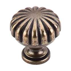 1-1/4 Inch Length Somerset II Melon Cabinet Knob, German Bronze