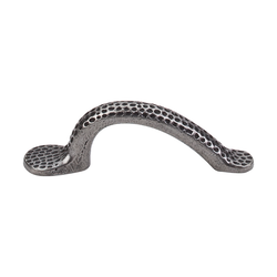 2-1/2 Inch Center to Center Britannia Warwick Vertical Latch Cabinet Pull, Cast Iron