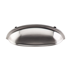 3 Inch Center to Center Somerset Cup Pull, Brushed Satin Nickel