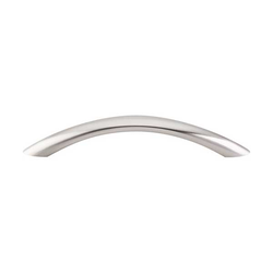 5-1/16 Inch Center to Center Nouveau Bow Cabinet Pull, Brushed Satin Nickel