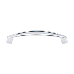 5-1/16 Inch Center to Center Nouveau Verona Cabinet Pull, Polished Chrome