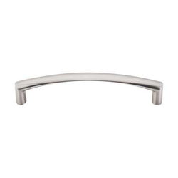 5-1/16 Inch Center to Center Nouveau Griggs Cabinet Pull, Brushed Satin Nickel