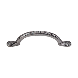 3-3/4 Inch Center to Center Britannia Warwick Fixed Cabinet Pull, Cast Iron