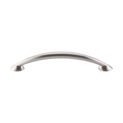 5-1/16 Inch Center to Center Nouveau II Newport Cabinet Pull, Brushed Satin Nickel