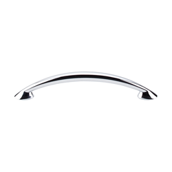 5-1/16 Inch Center to Center Nouveau II Newport Cabinet Pull, Polished Chrome