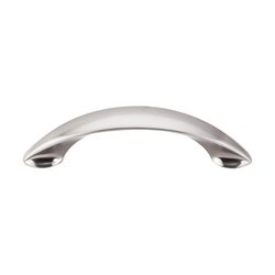 3-3/4 Inch Center to Center Nouveau II New Haven Cabinet Pull, Brushed Satin Nickel