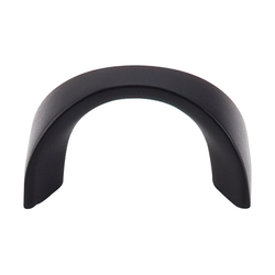1-1/4 Inch Center to Center Nouveau II U-Shape Cabinet Pull, Flat Black