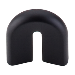 3/4 Inch Center to Center Nouveau II U-Shape Cabinet Pull, Flat Black