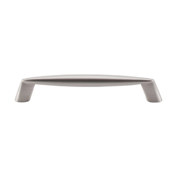 5-1/16 Inch Center to Center Nouveau II Rung Cabinet Pull, Brushed Satin Nickel