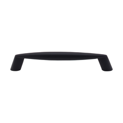 5-1/16 Inch Center to Center Nouveau II Rung Cabinet Pull, Flat Black