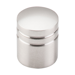 1 Inch Length Nouveau II Stacked Cabinet Knob, Brushed Satin Nickel