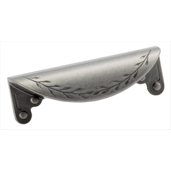 Nature's Splendor 3 Inch Center to Center Weathered Nickel Cabinet Pull