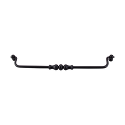 Normandy 12 Inch Center to Center Patina Black Cabinet Bail Pull