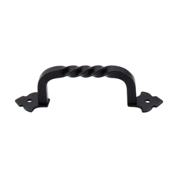 10% OFF 4 Inch Center to Center Normandy Crest Cabinet Pull, Patina Black