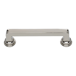 Oskar Pull 3-3/4 inch Center to Center Polished Nickel