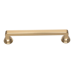 Oskar Pull 5-1/16 inch Center to Center Warm Brass
