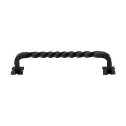 10% OFF 6 Inch Center to Center Normandy Square Twist Cabinet Pull, Patina Black
