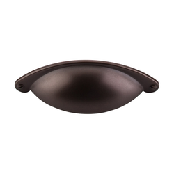 2-1/2 Inch Center to Center Oil Rubbed Cup Pull, Oil Rubbed Bronze