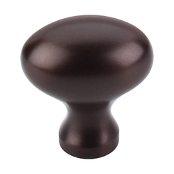 1-1/4 Inch Length Oil Rubbed Egg Cabinet Knob, Oil Rubbed Bronze