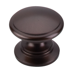 1-1/4 Inch Length Oil Rubbed Ray Cabinet Knob, Oil Rubbed Bronze