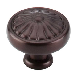 10% OFF 1-1/4 Inch Length Normandy Flower Cabinet Knob, Oil Rubbed Bronze
