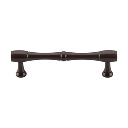 3-3/4 Inch Center to Center Oil Rubbed Nouveau Bamboo Cabinet Pull, Oil Rubbed Bronze